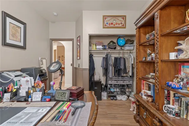 a view of storage and utility room