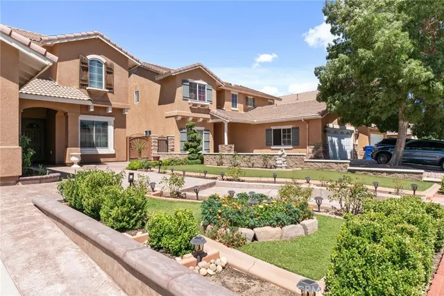 a front view of a house with swimming pool
