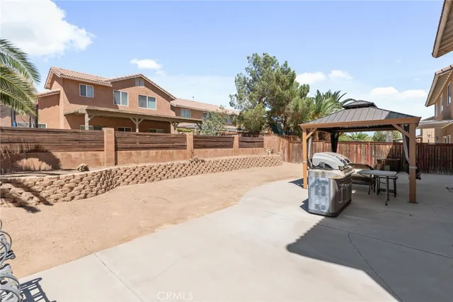 an aerial view of residential building with parking space