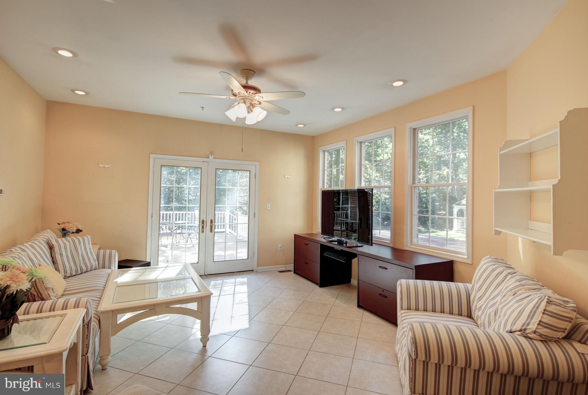 9020 Race Track Road Bowie, MD 20715 - Photo 9 of 52 Sun Room w/French Doors to Deck