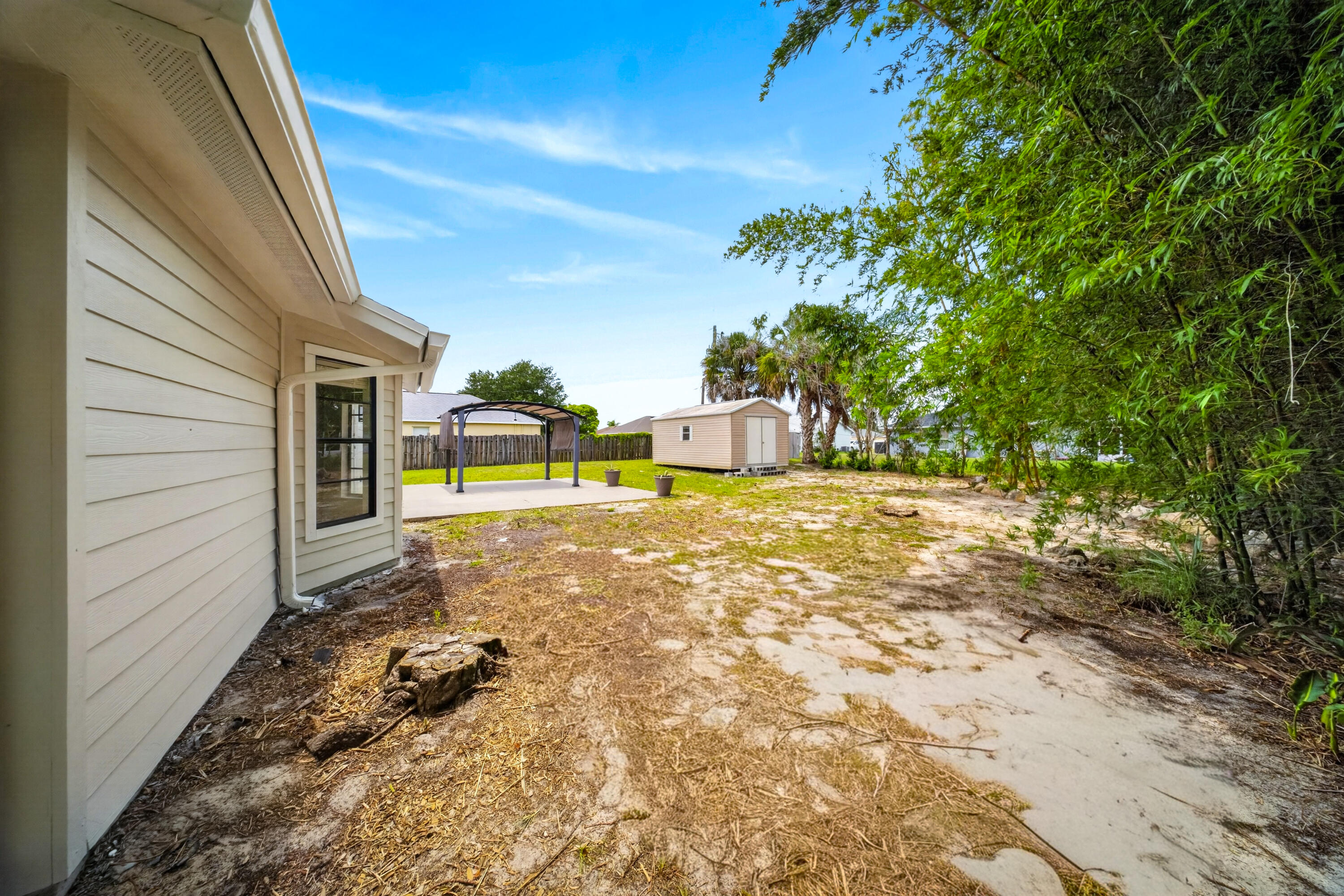 801 Southwest Harvard Road Port St. Lucie, FL 34953 - Photo 41 of 49 Backyard