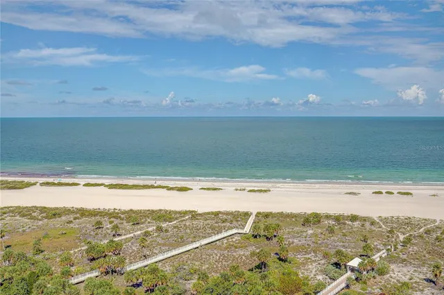 a view of beach and ocean