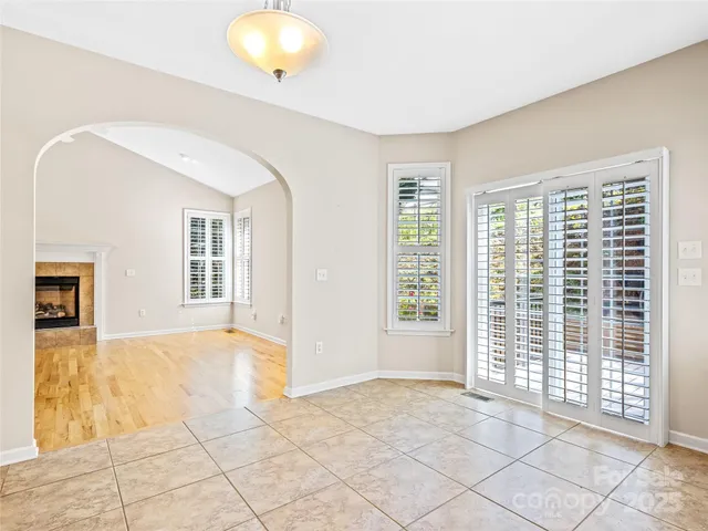 a view of a house with a patio