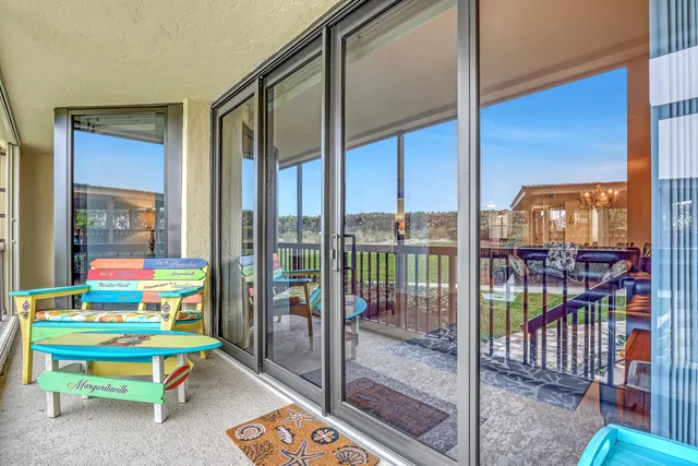 a view of balcony with outdoor space