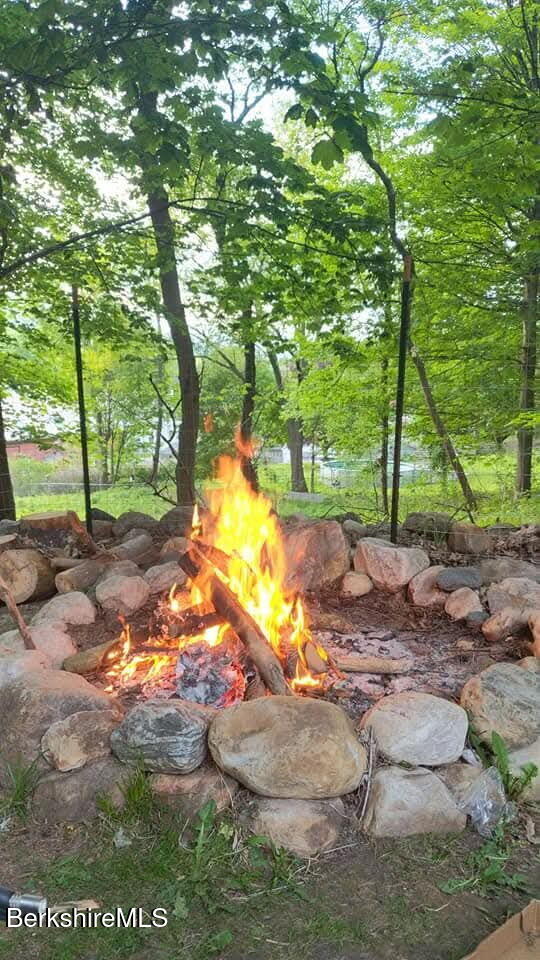 8 Frederick Lane Adams, MA 01220 - Photo 18 of 27 Fire pit and fenced yard