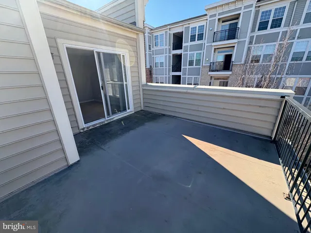 a view of balcony and door