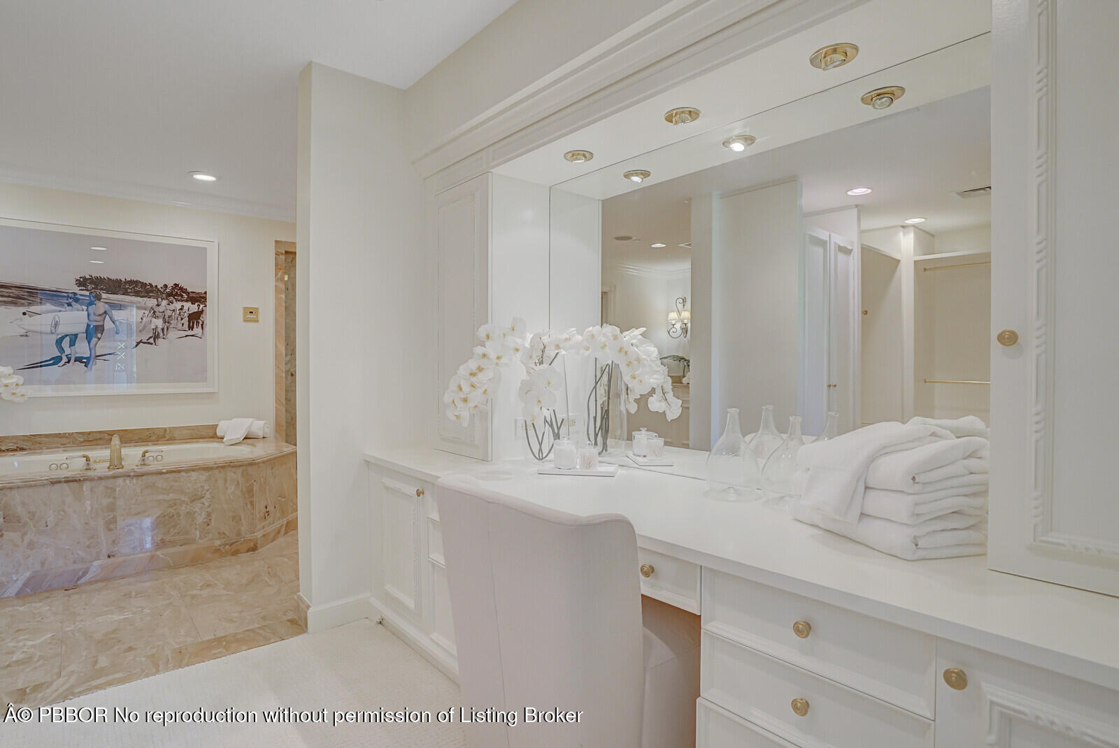 2 North Breakers Row, Unit ST2 Palm Beach, FL 33480 - Photo 17 of 30 a bathroom with a sink and a mirror