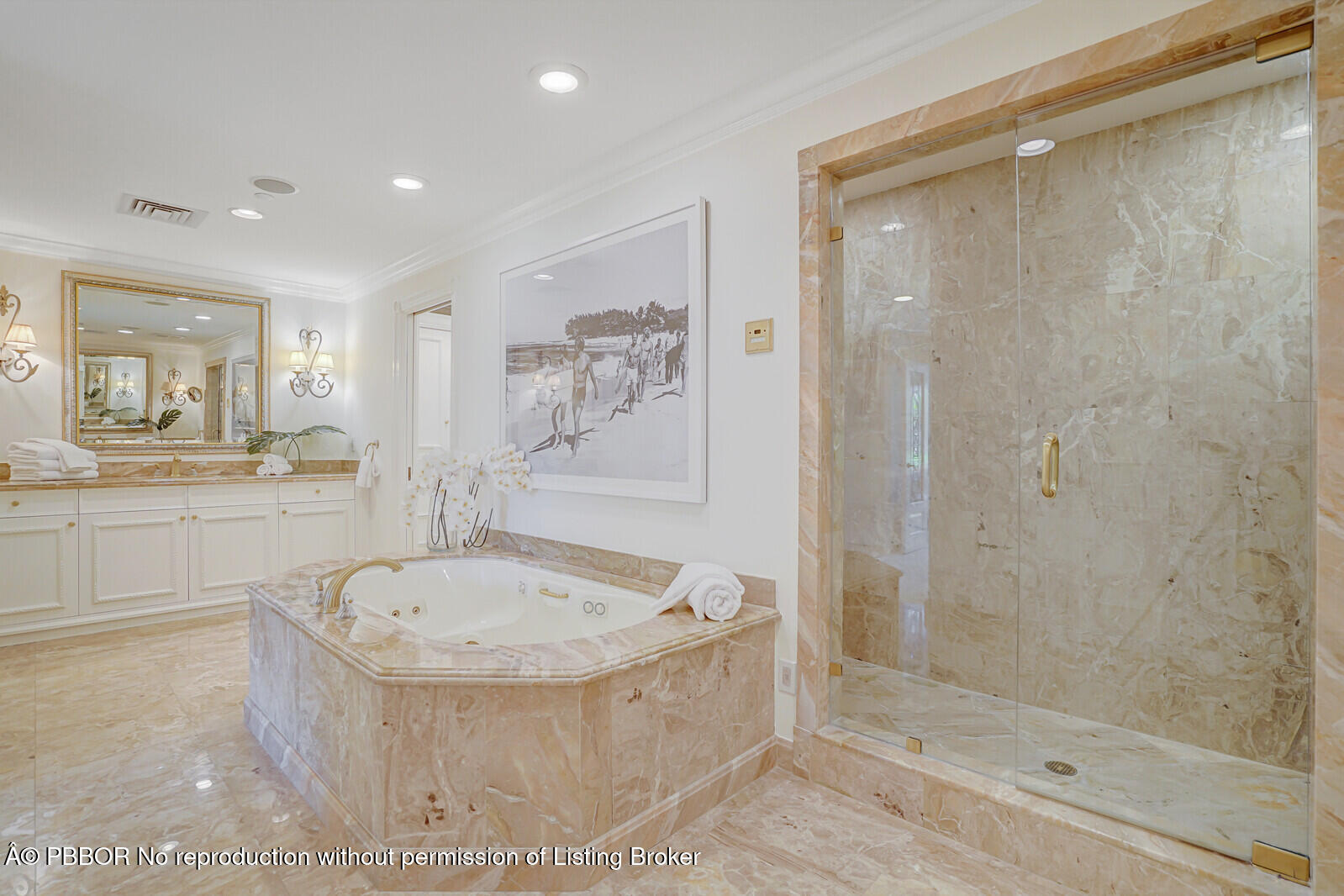 2 North Breakers Row, Unit ST2 Palm Beach, FL 33480 - Photo 20 of 30 a bathroom with a bathtub and a shower