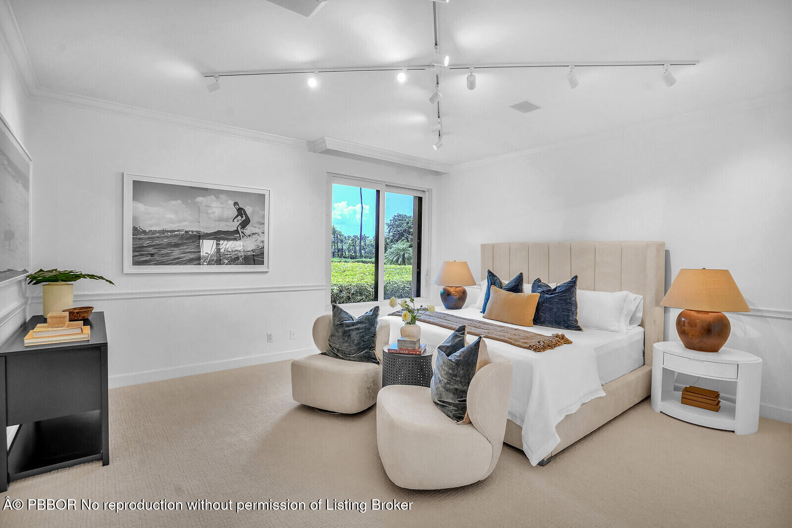 2 North Breakers Row, Unit ST2 Palm Beach, FL 33480 - Photo 21 of 30 a bedroom with bed and a large window