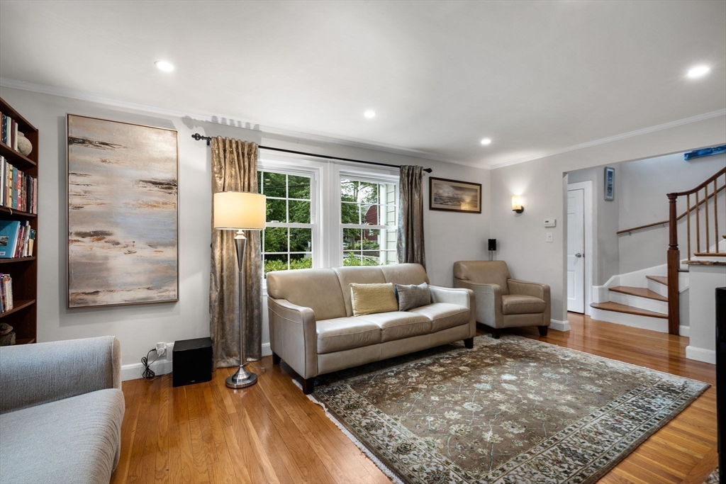83 Payson Road Brookline, MA 02467 - Photo 11 of 34 a living room with furniture and a large window