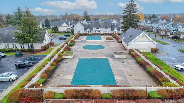 a view of a city with tall buildings