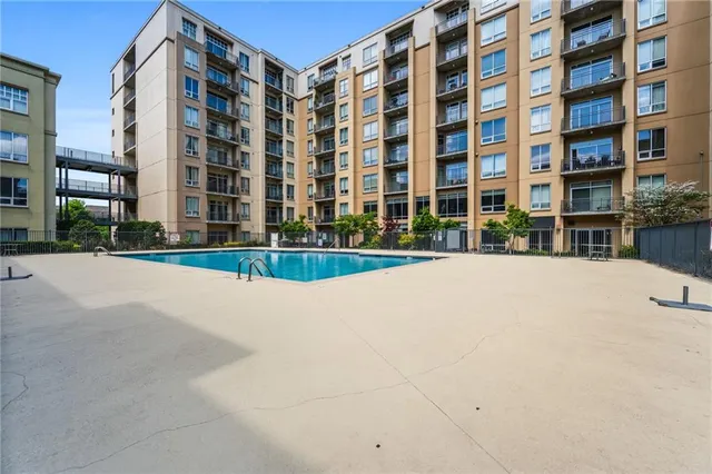 a view of building with yard