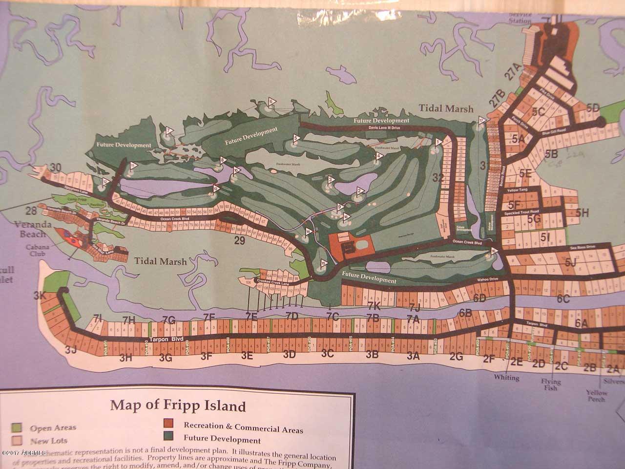 365 Blue Gill Road Fripp Island, SC 29920 - Photo 4 of 26 Fripp-Island-map-of-Marina-