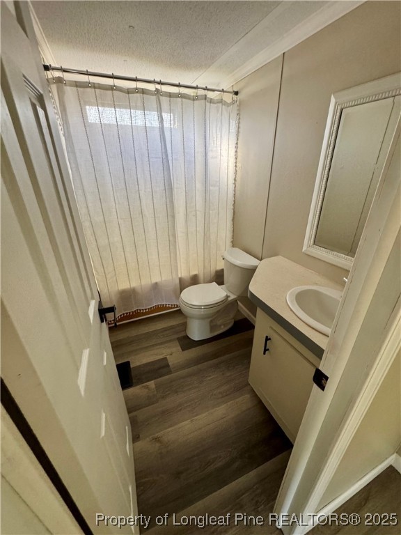 110 Flynn McPherson Road Cameron, NC 28326 - Photo 10 of 19 a bathroom with a sink a toilet a mirror and shower curtain