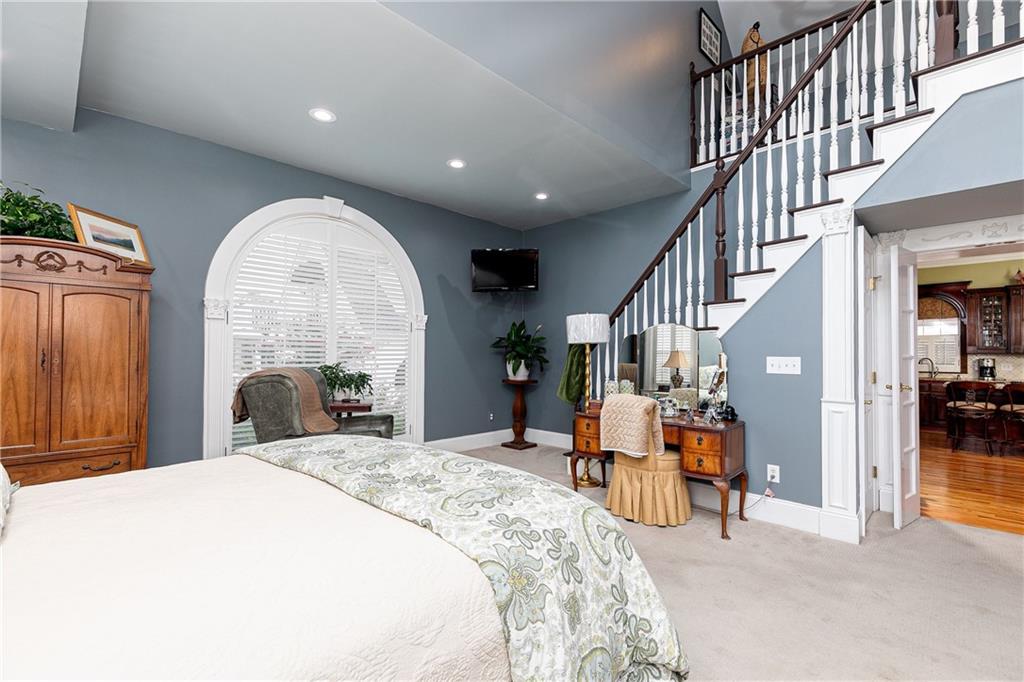 176 Confederate Avenue Dallas, GA 30132 - Photo 24 of 51 a view of a livingroom with furniture and staircase