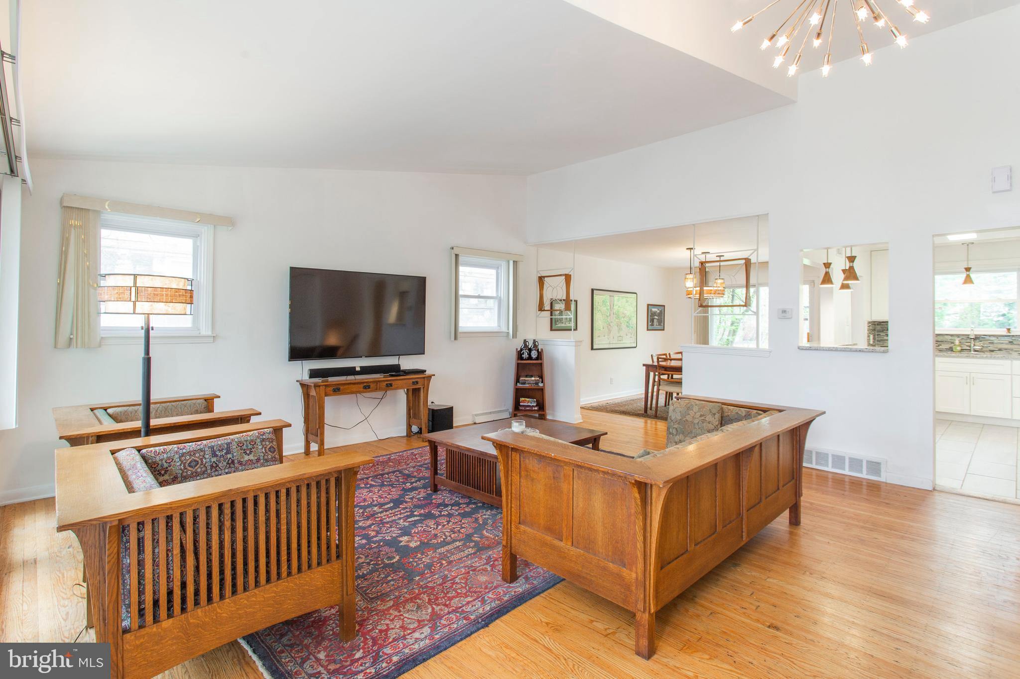 512 Roumfort Road Philadelphia, PA 19119 - Photo 8 of 43 Living room / Dining room / kitchen