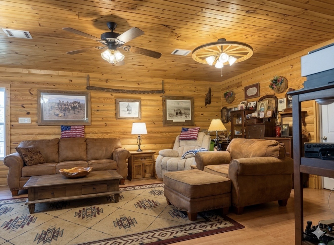 33315 Fulshear Farms Road Fulshear, TX 77441 - Photo 3 of 19 a living room with furniture and chandelier