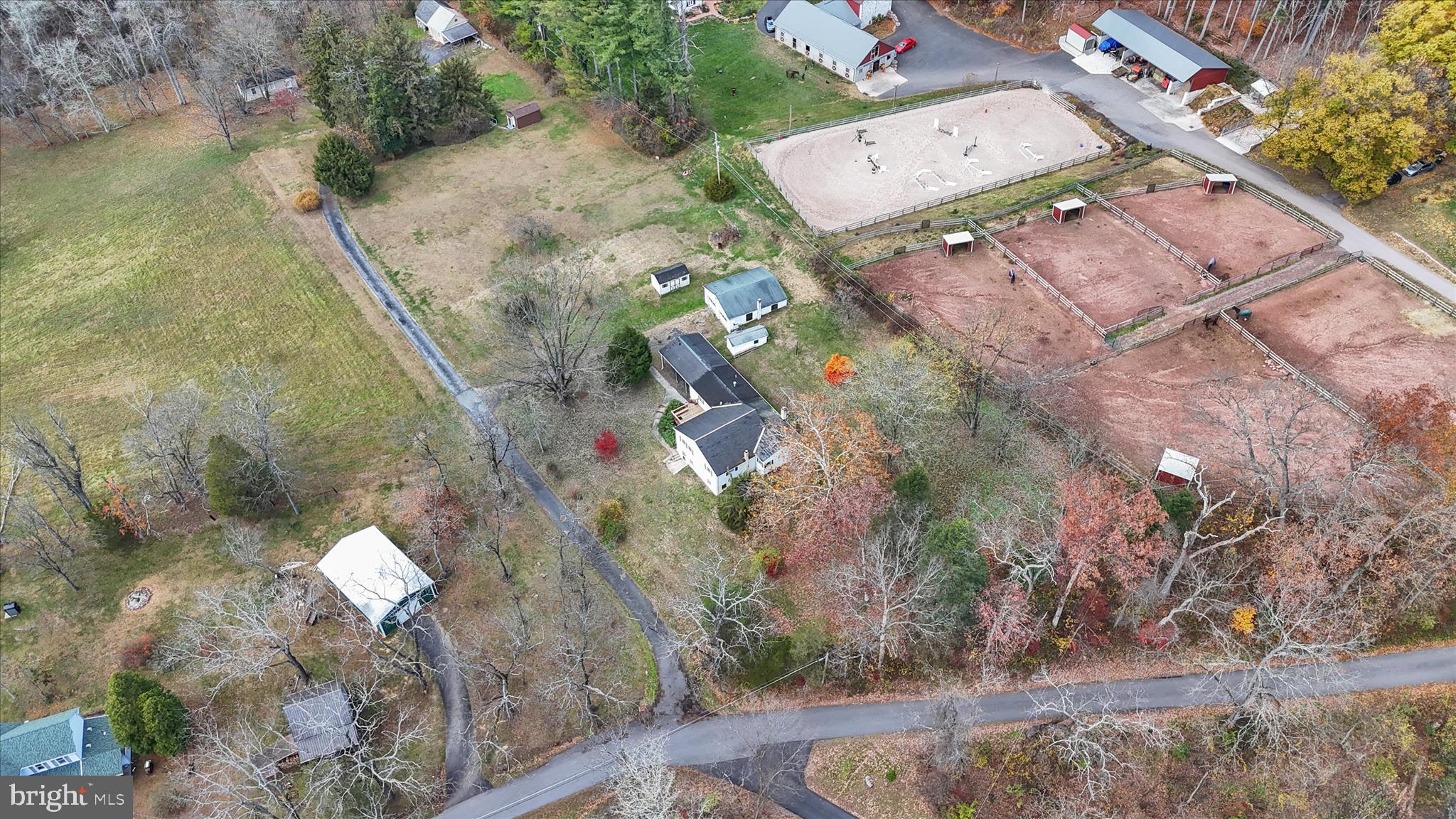 70 Mullen Road Birdsboro, PA 19508 - Photo 32 of 38 a aerial view of a house with a yard