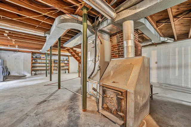 a view of a in an empty room