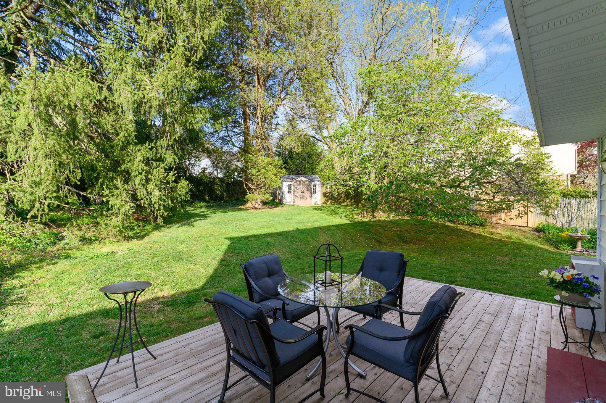 206 Knoll Road Wallingford, PA 19086 - Photo 28 of 35 Deck for al fresco dining