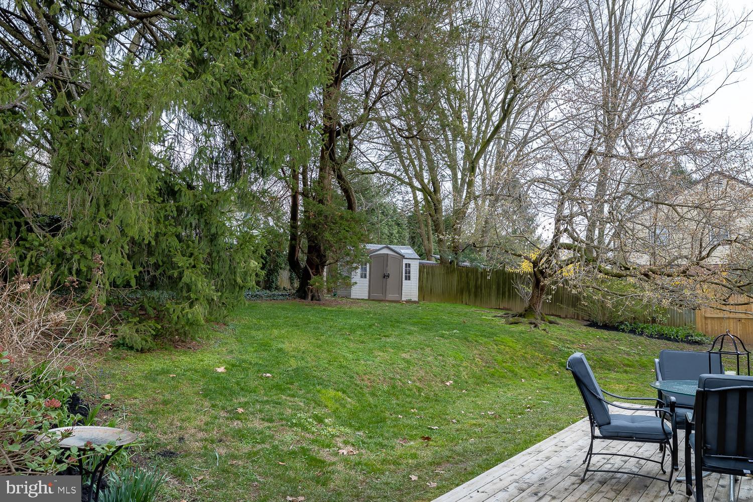 206 Knoll Road Wallingford, PA 19086 - Photo 31 of 35 Back yard