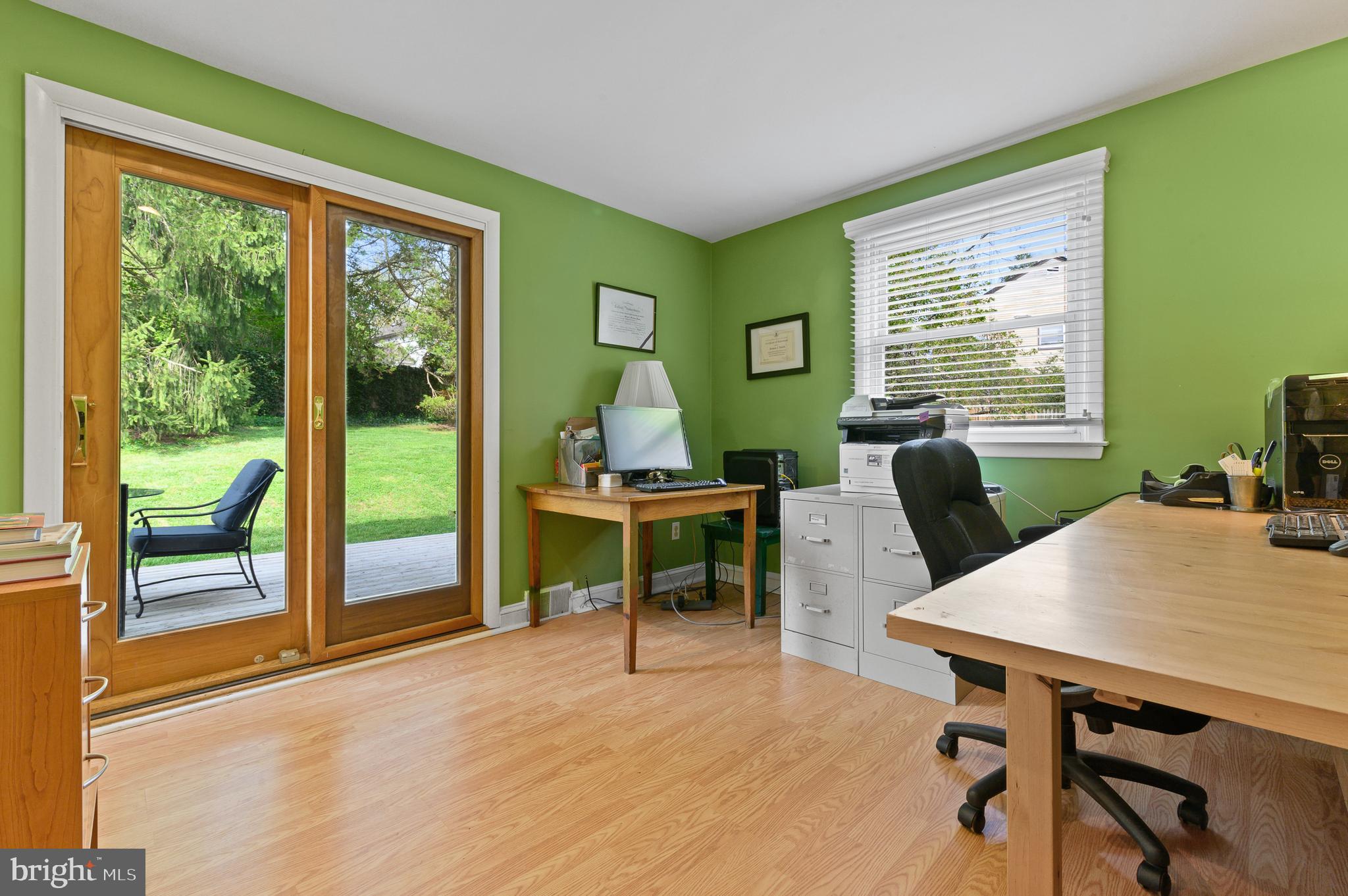 206 Knoll Road Wallingford, PA 19086 - Photo 9 of 35 Office with slider to deck