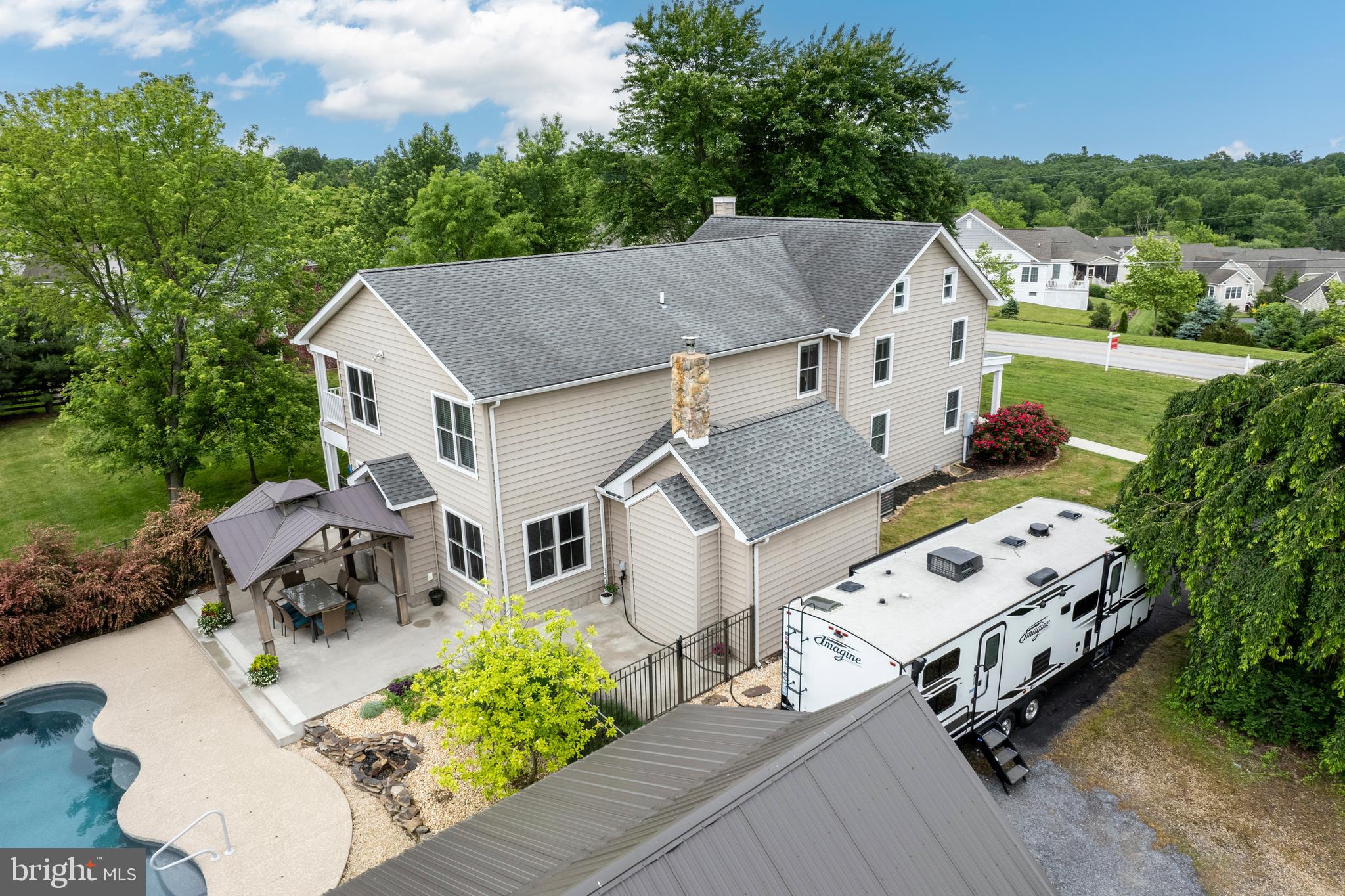 1559 Herrs Ridge Road Gettysburg, PA 17325 - Photo 83 of 86 Aerial of Rear and Side