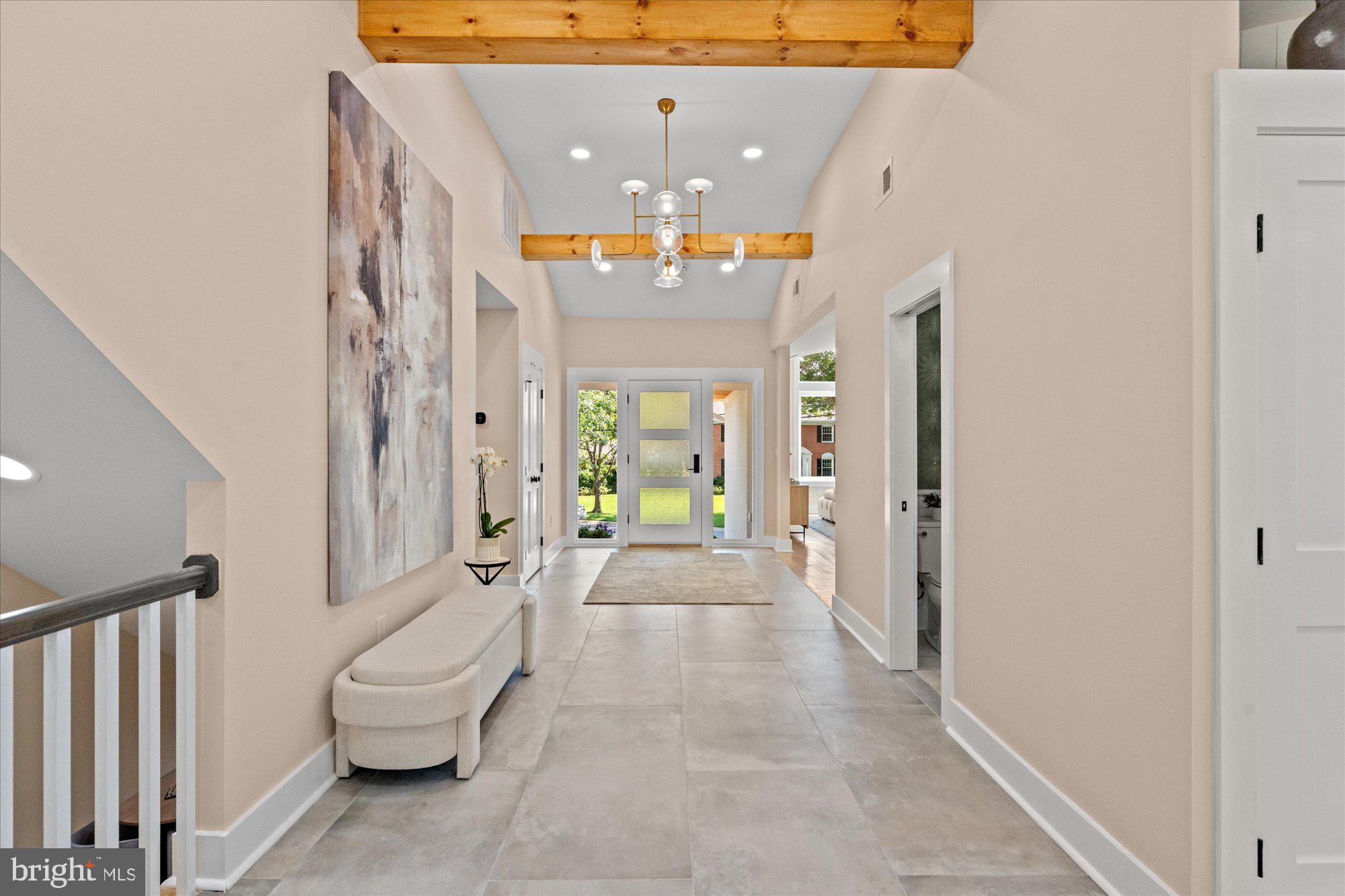 6125 Overlea Road Bethesda, MD 20816 - Photo 5 of 61 Dramatic front to back foyer