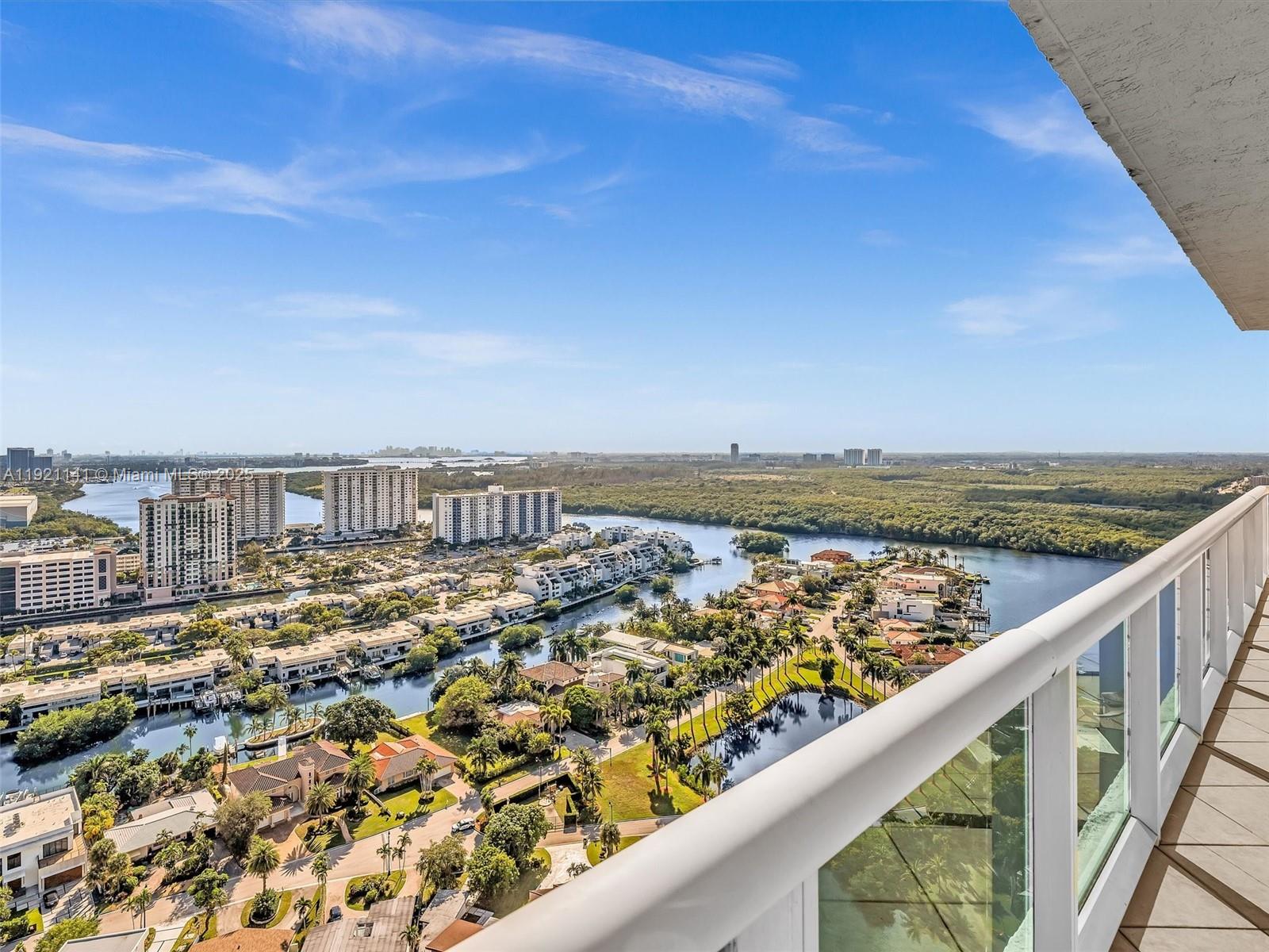 16500 Collins Avenue, Unit PH54 Sunny Isles Beach, FL 33160 - Photo 56 of 97 a view of a balcony with an ocean view