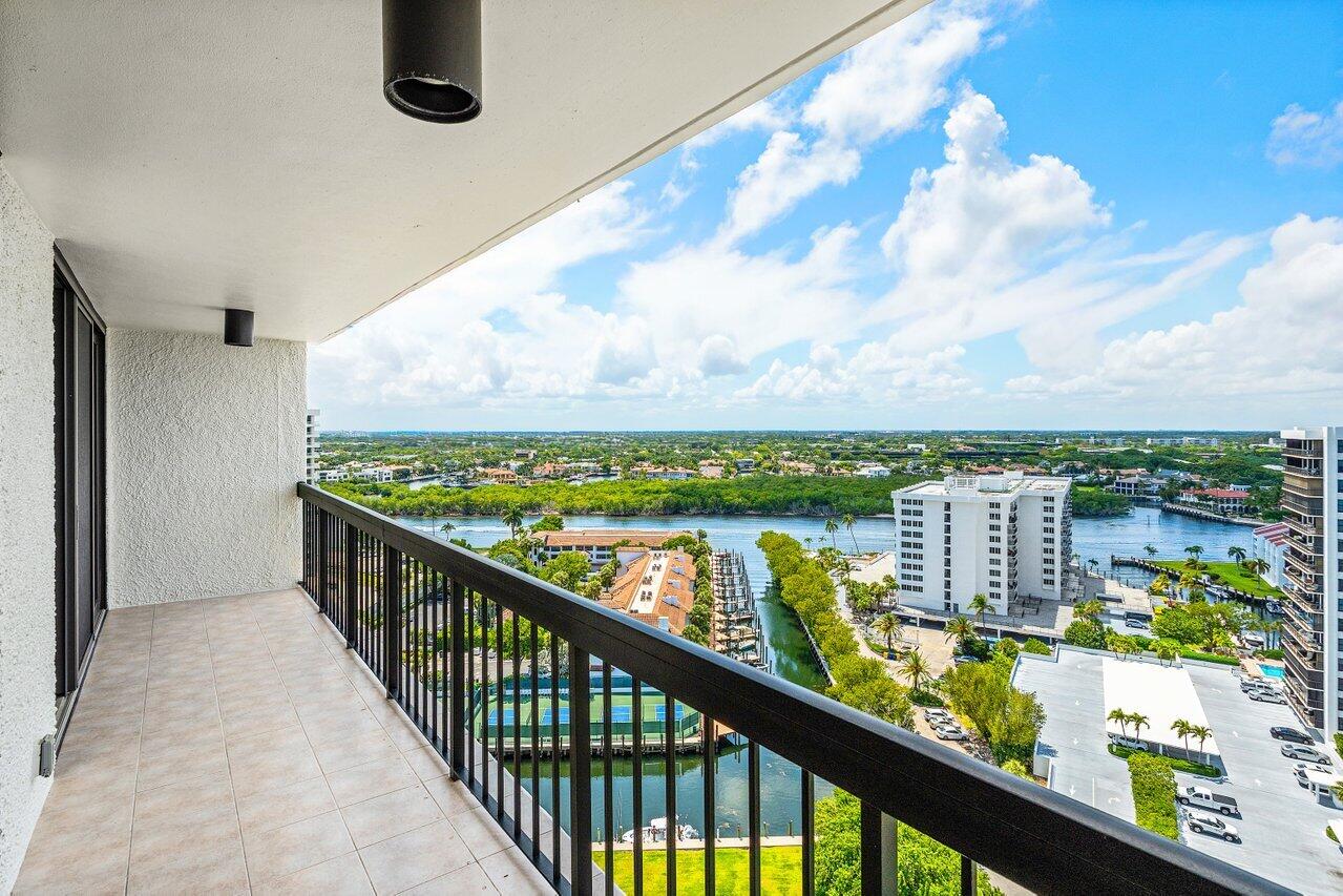 4545 North Ocean Boulevard, Unit 18D Boca Raton, FL 33431 - Photo 10 of 28 a view of a lake from a balcony