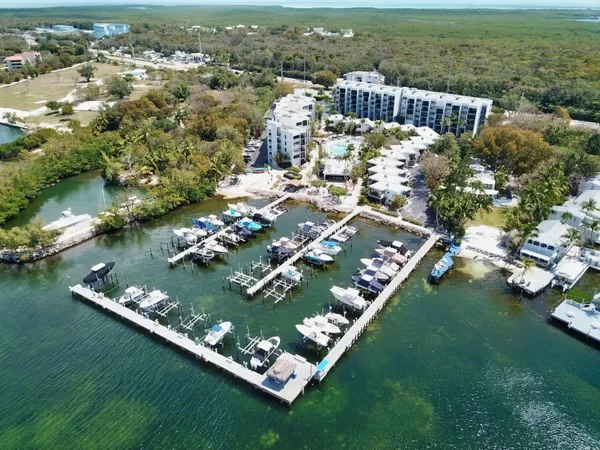 an aerial view of lake residential houses with outdoor space