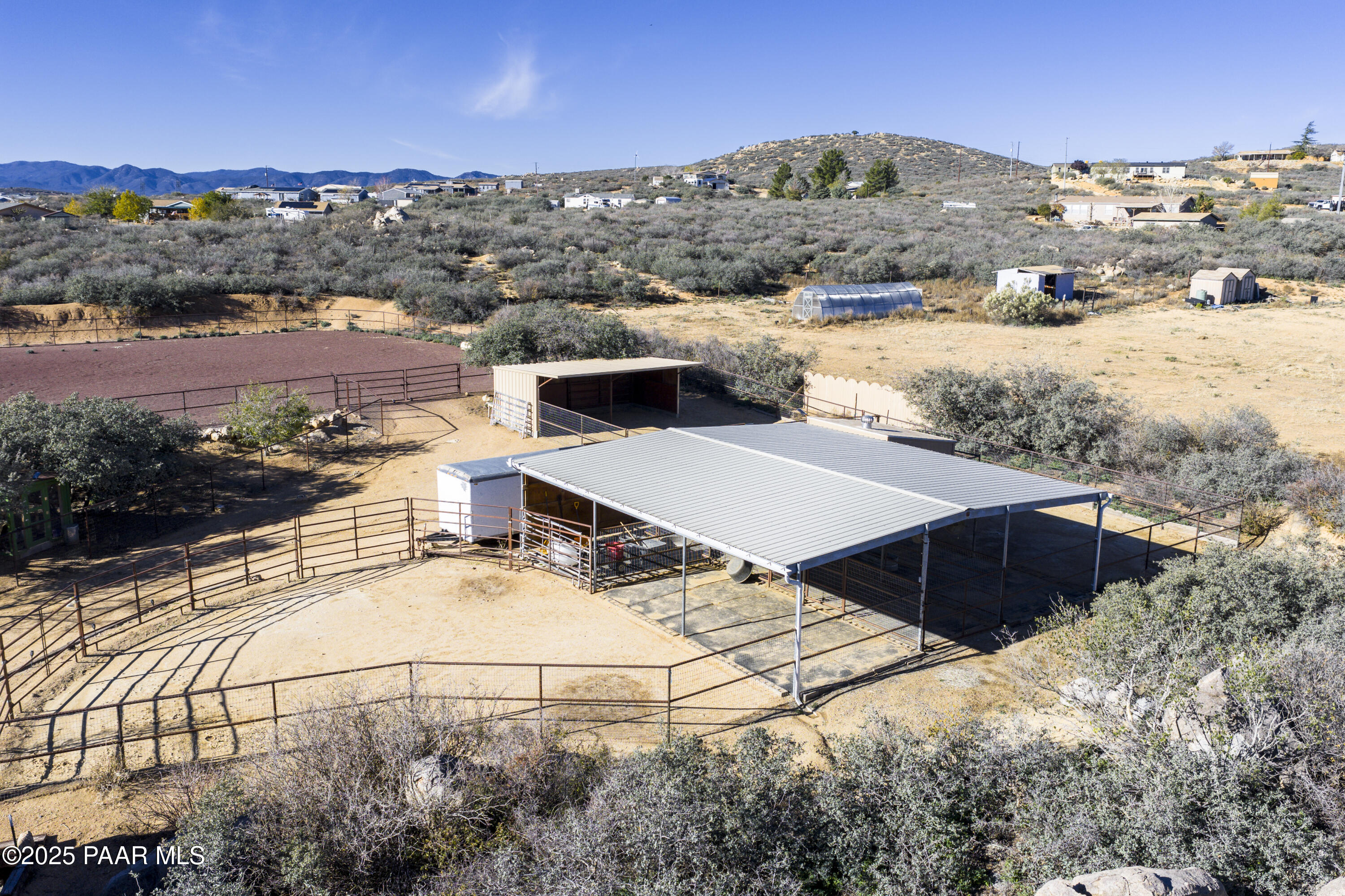 760 Yarber Wash Road Dewey, AZ 86327 - Photo 34 of 66 a view of a terrace with wooden floor and city view