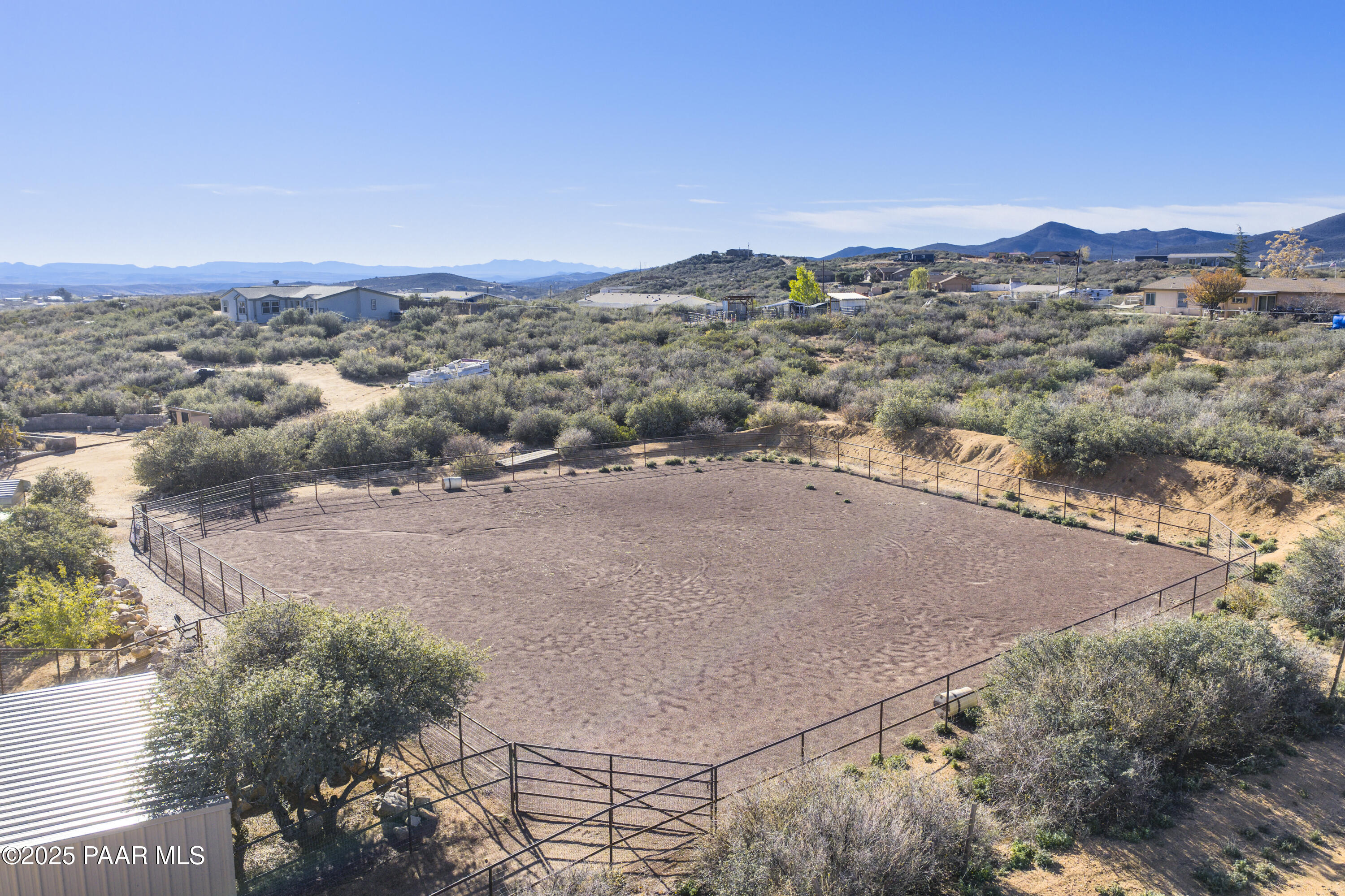 760 Yarber Wash Road Dewey, AZ 86327 - Photo 37 of 66 an aerial view of residential houses with outdoor space