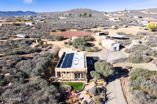 a view of yard with outdoor seating