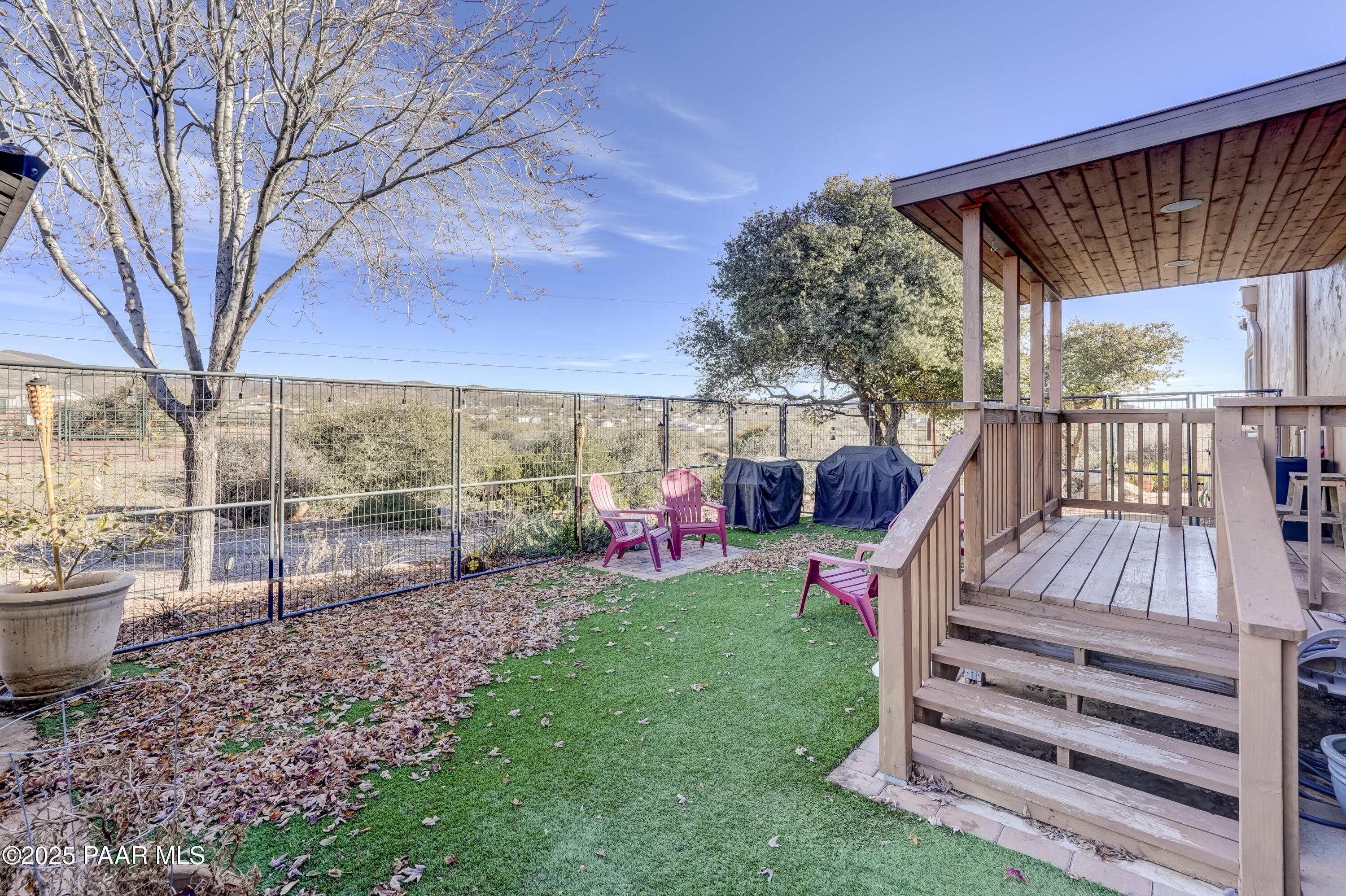 760 Yarber Wash Road Dewey, AZ 86327 - Photo 51 of 66 a view of a patio with a yard