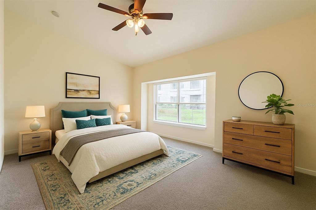 4877 Northwest 42nd Road, Unit 106 Gainesville, FL 32606 - Photo 19 of 27 a bedroom with a bed and a dresser