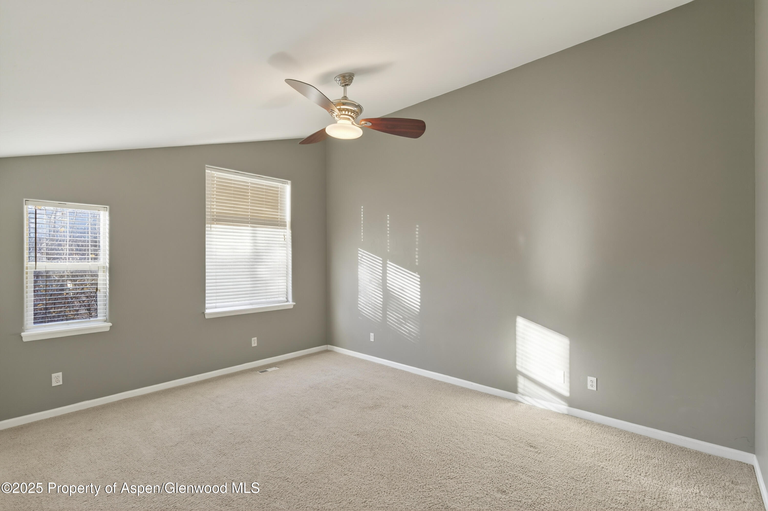 830 Donegan Road, Unit D Glenwood Springs, CO 81601 - Photo 21 of 21 an empty room with windows and fan