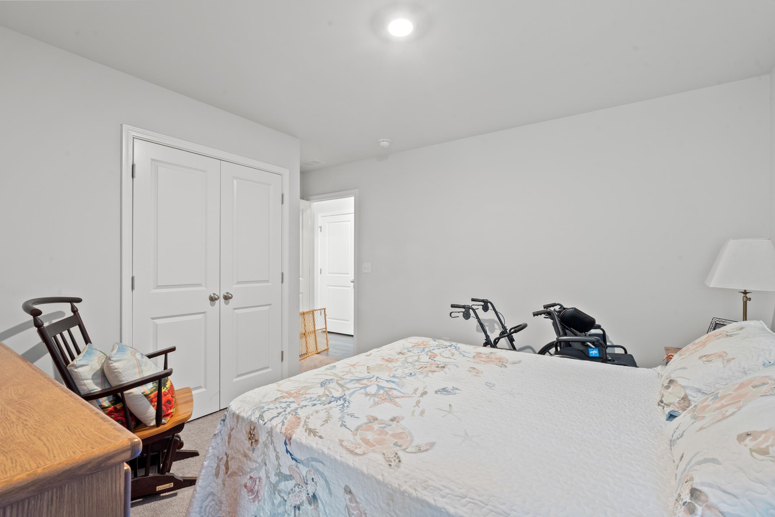 1404 Jardine Loop Little River, SC 29566 - Photo 24 of 31 Dining area with dark wood-type flooring and high vaulted ceiling