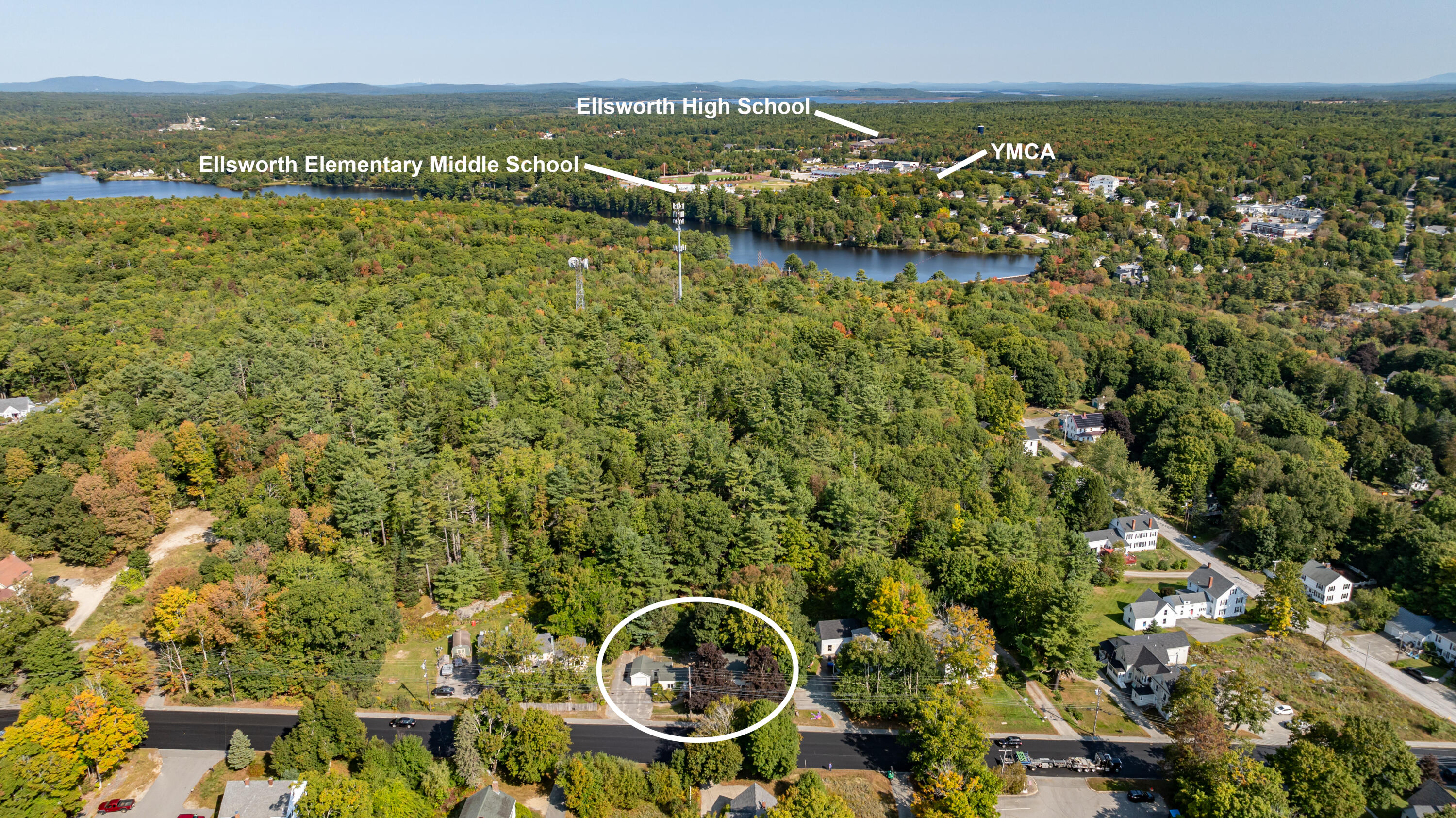 From the air view