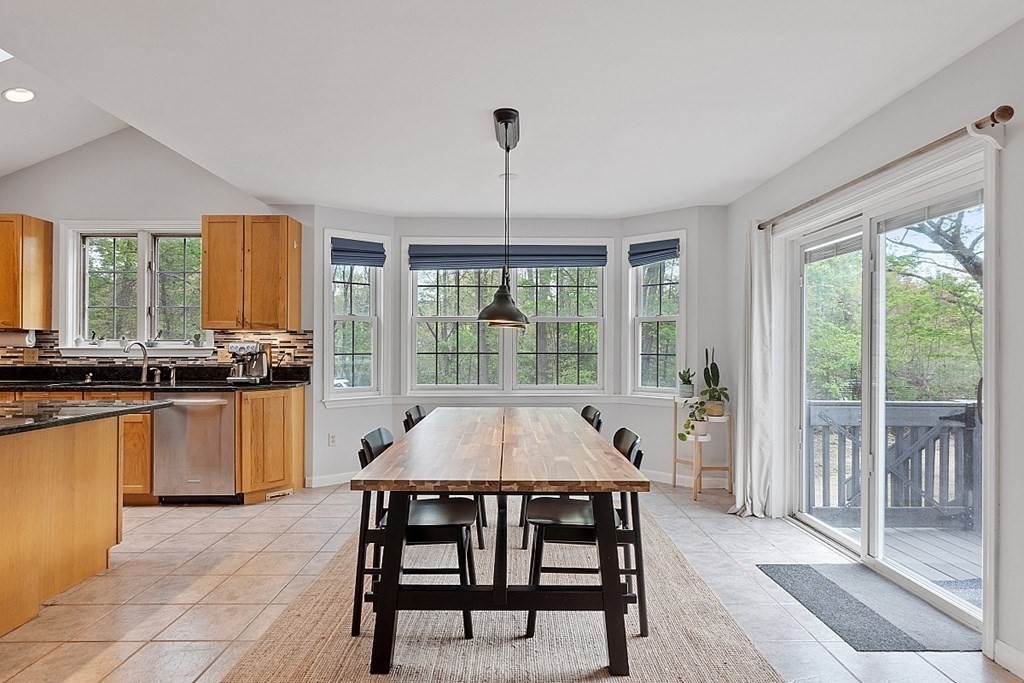 176 Southville Road Southborough, MA 01772 - Photo 10 of 39 a dining room with a large window and table