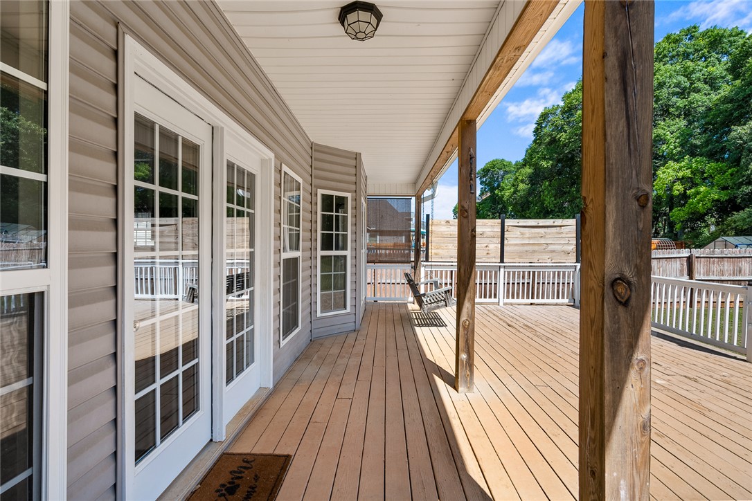225 Streams Way Anderson, SC 29625 - Photo 44 of 50 This spacious deck provides an inviting outdoor retreat for relaxation and entertaining.