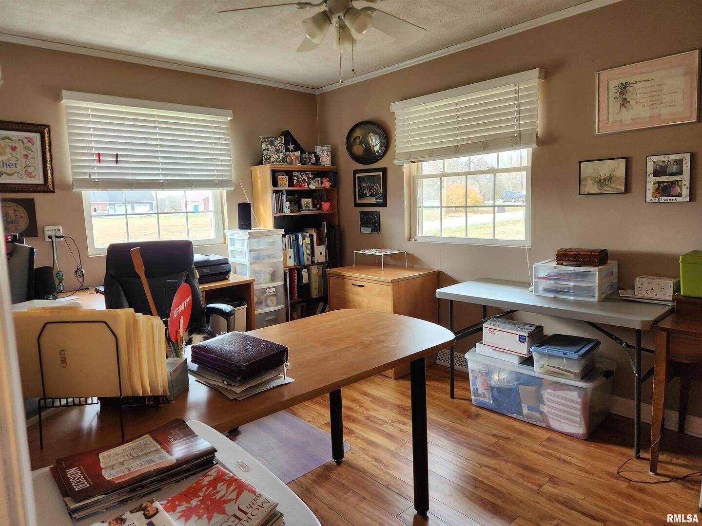 15766 East Tilton Road Ina, IL 62846 - Photo 29 of 59 a view of a workspace with furniture and a window