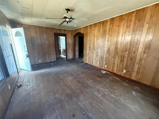 a view of a livingroom with a chandelier