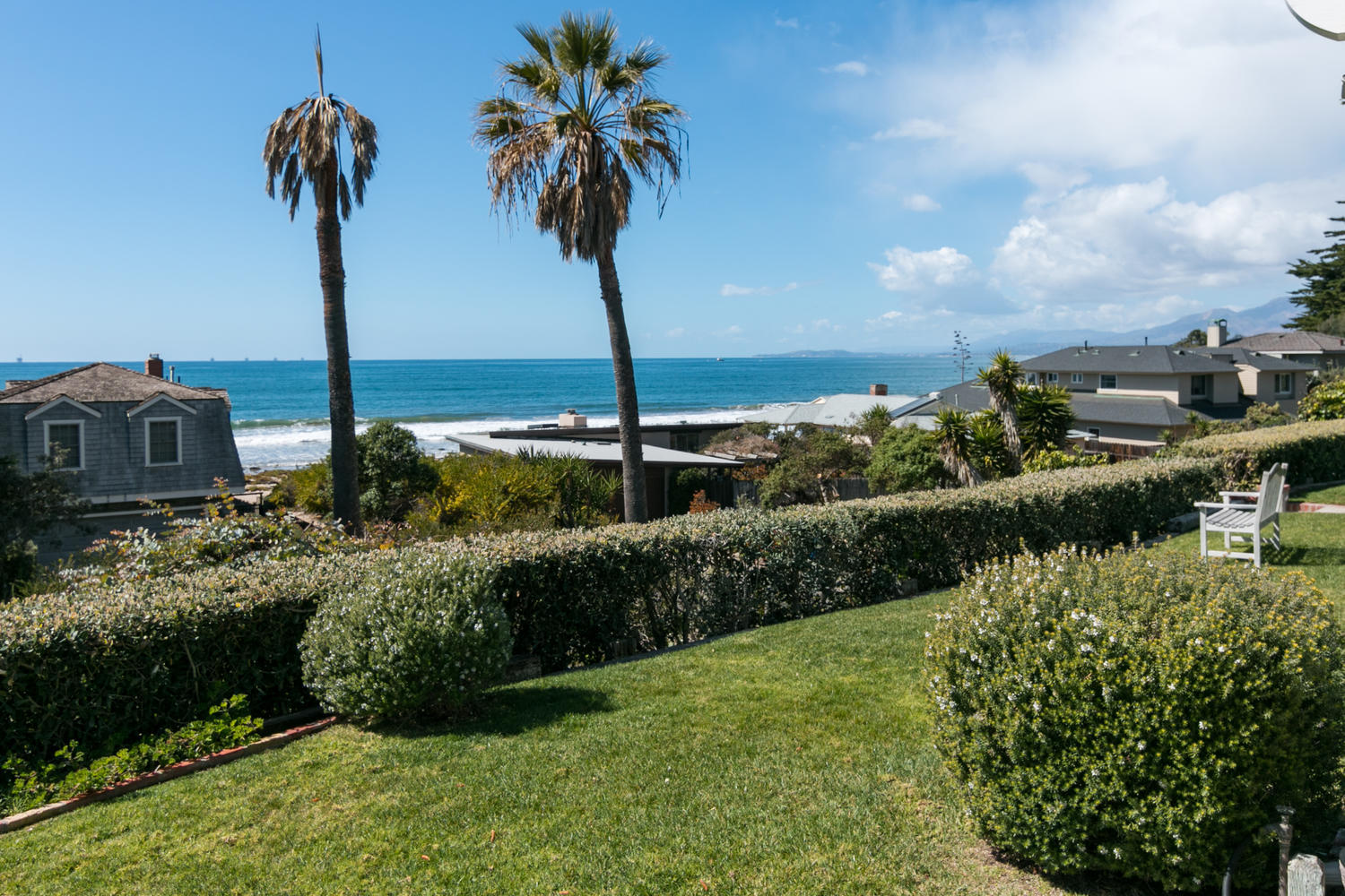 181 Rincon Point Road Carpinteria, CA 93013 - Photo 13 of 44 a view of a garden with a house