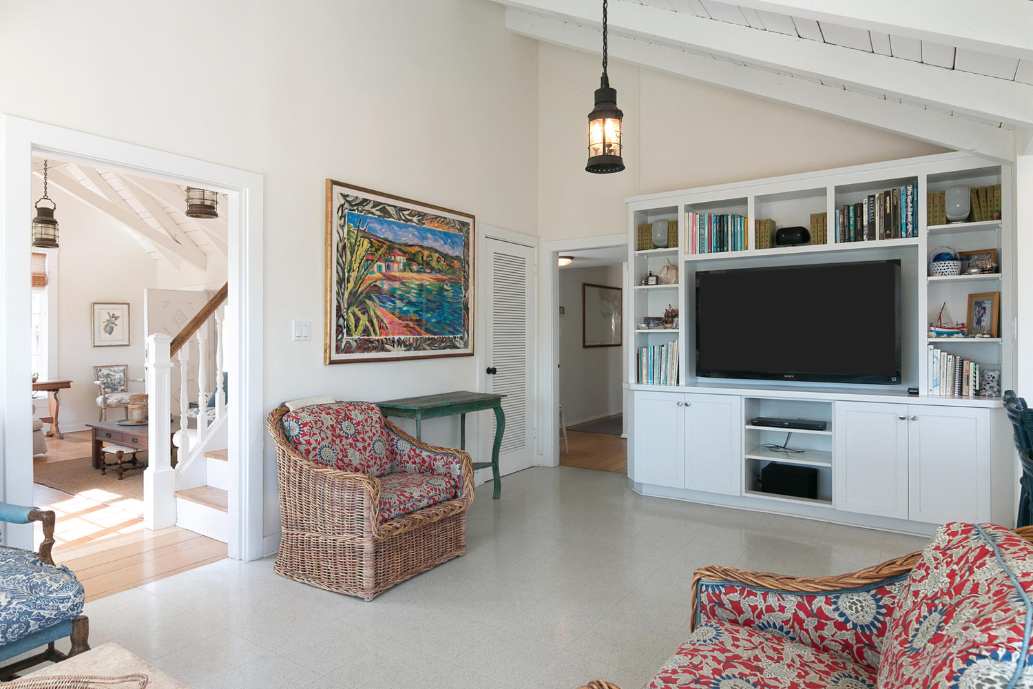 181 Rincon Point Road Carpinteria, CA 93013 - Photo 19 of 44 a living room with furniture and a flat screen tv