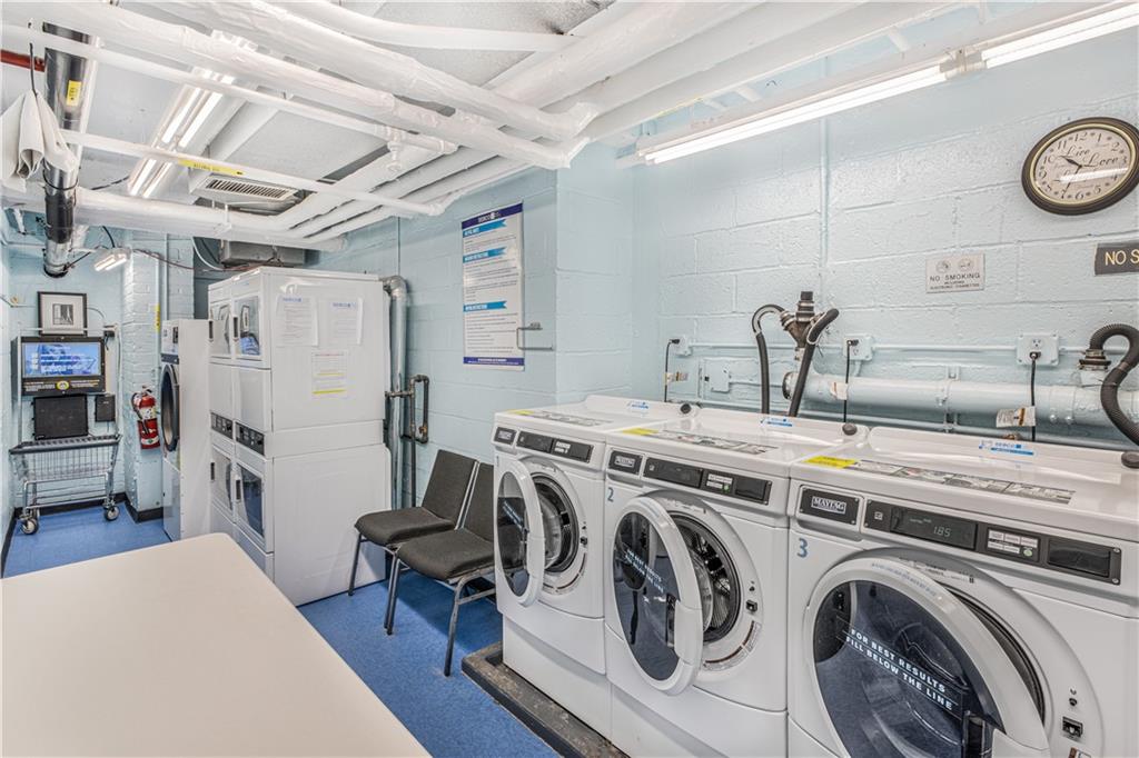 7259 Shore Road, Unit 3A Brooklyn, NY 11209 - Photo 11 of 11 a utility room with dryer and washer