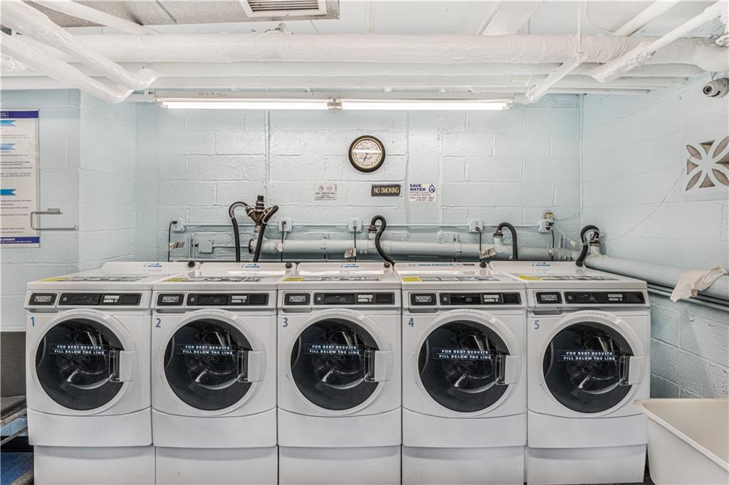 7259 Shore Road, Unit 3A Brooklyn, NY 11209 - Photo 10 of 11 a utility room with dryer and washer