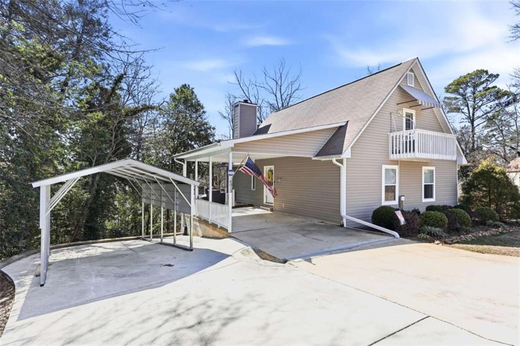 4033 Mt Vernon Road Gainesville, GA 30506 - Photo 3 of 47 a view of a house with backyard and trees