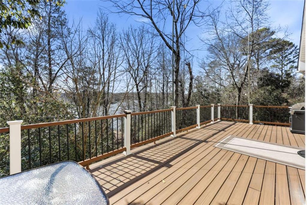 4033 Mt Vernon Road Gainesville, GA 30506 - Photo 37 of 47 a view of balcony with wooden floor and fence