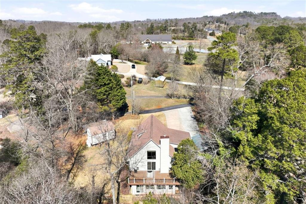 4033 Mt Vernon Road Gainesville, GA 30506 - Photo 42 of 47 an aerial view of residential houses with outdoor space